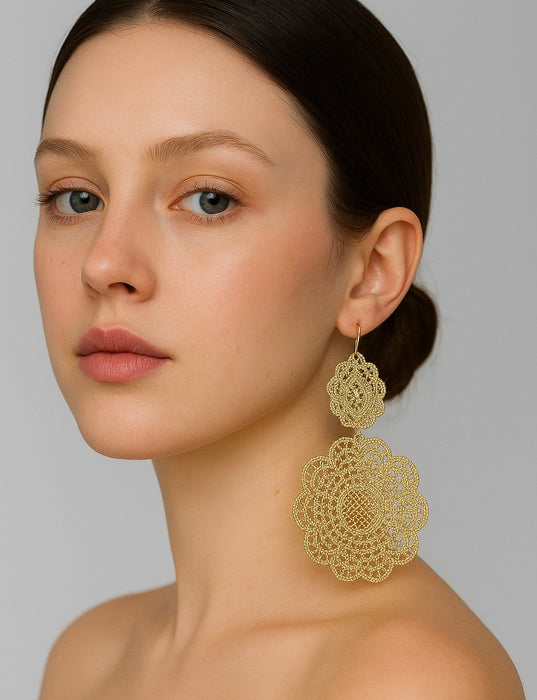 Flower Cascade Earrings