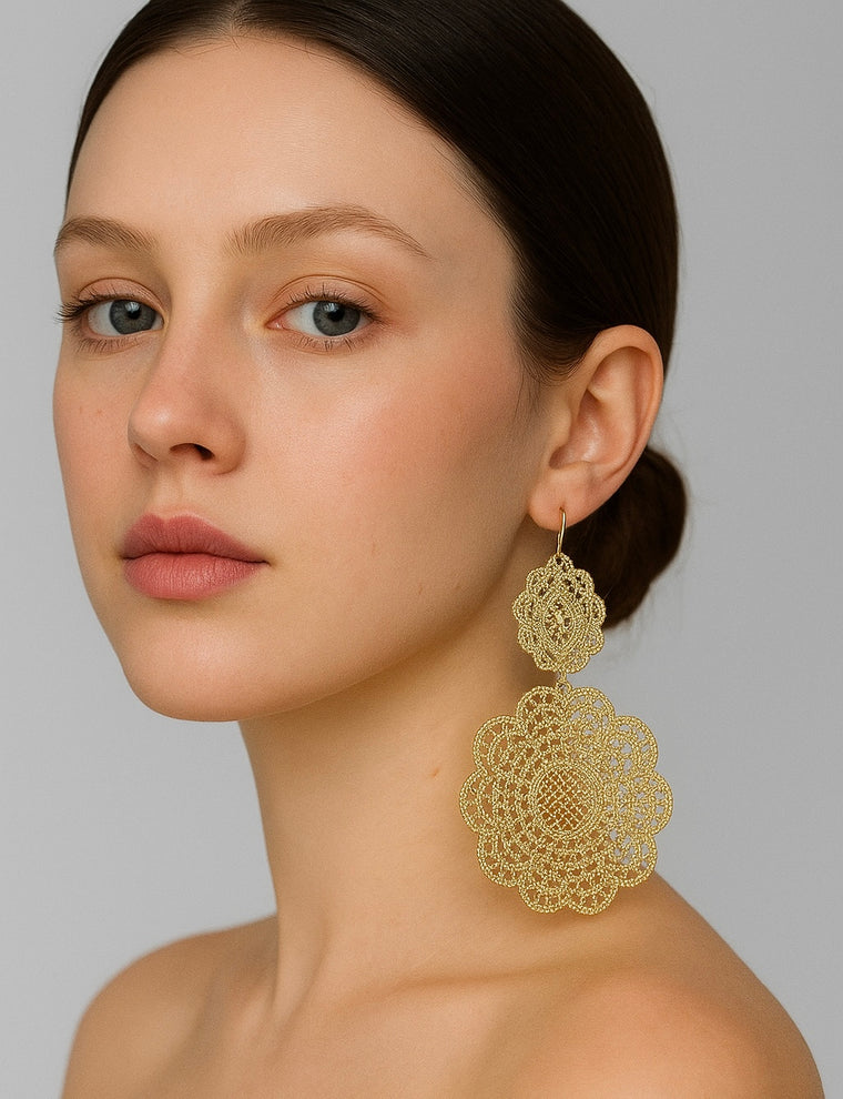 Flower Cascade Earrings