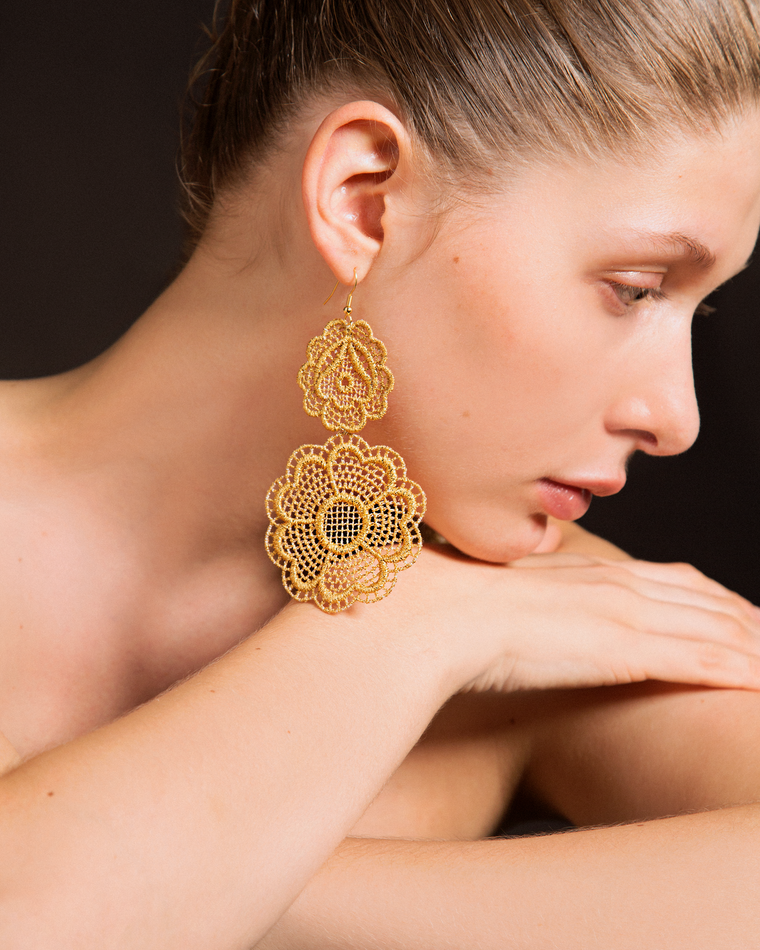 FLOWER CASCADE EARRINGS
