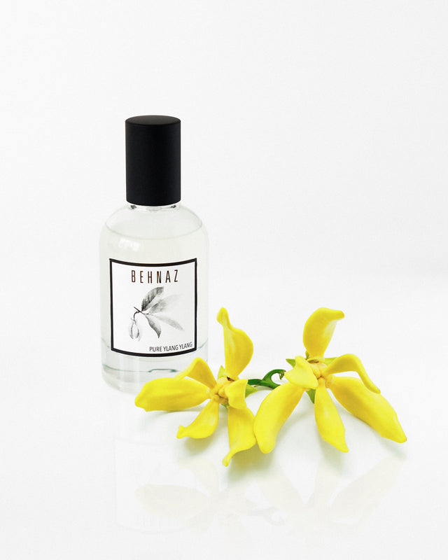Behnaz pure Ylang Ylang. Ylang Ylang perfume. Natural perfume . Travel size perfume. Perfume made with organic alcohol